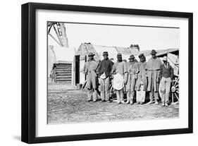 African American Teamsters-null-Framed Art Print