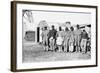 African American Teamsters-null-Framed Art Print