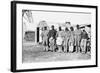 African American Teamsters-null-Framed Art Print