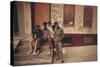 African American Teenage Street Gang Members in North Philadelphia, Ca. 1975-null-Stretched Canvas
