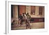 African American Teenage Street Gang Members in North Philadelphia, Ca. 1975-null-Framed Photo