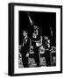 African American Track Star Tommie Smith, John Carlos After Winning Gold and Bronze Olympic Medal-John Dominis-Framed Premium Photographic Print