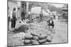 African American Vendors at the Richmond Market-null-Mounted Art Print