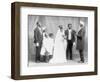 African American Wedding Photograph-Lantern Press-Framed Art Print