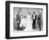 African American Wedding Photograph-Lantern Press-Framed Art Print