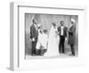 African American Wedding Photograph-Lantern Press-Framed Art Print