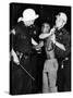 African American Who Has Been Shot in the Leg, Is Restrained by New York City Police-null-Stretched Canvas