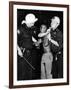 African American Who Has Been Shot in the Leg, Is Restrained by New York City Police-null-Framed Photo