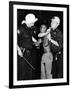 African American Who Has Been Shot in the Leg, Is Restrained by New York City Police-null-Framed Photo