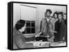 African American Women Registering for Basic Training, Women's Army Corp, 1940s-null-Framed Stretched Canvas