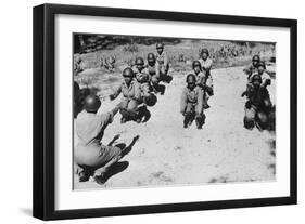 African American Women's Army Corps Nurses in an Early-Morning Workout-null-Framed Photo