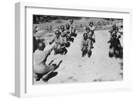 African American Women's Army Corps Nurses in an Early-Morning Workout-null-Framed Photo