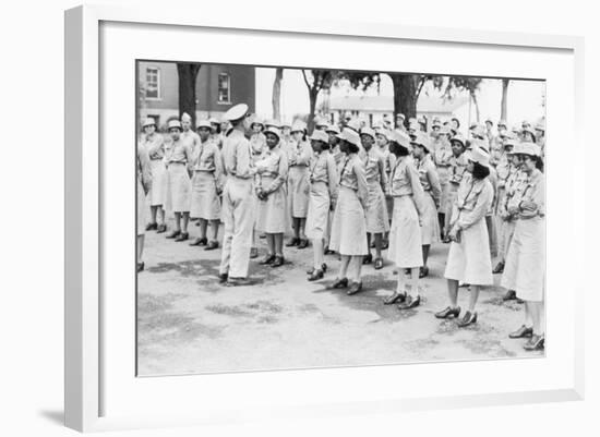 African Americans in the Women's Army Auxiliary Corps in 1941-null-Framed Photo