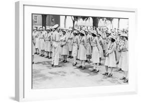 African Americans in the Women's Army Auxiliary Corps in 1941-null-Framed Photo