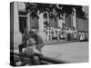 African Americans Wating to Get into Haywood County Courthouse to Register to Vote-null-Stretched Canvas