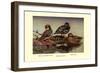 African and Meller's Ducks-Allan Brooks-Framed Art Print