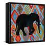 African Animal I-Farida Zaman-Framed Stretched Canvas