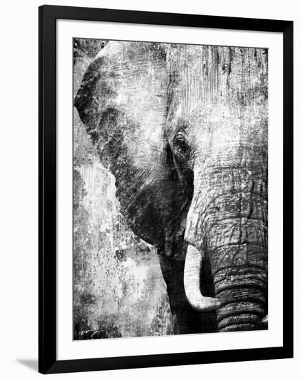 African Animals I - Grey-Eric Yang-Framed Art Print