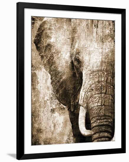 African Animals I - Sepia-Eric Yang-Framed Art Print