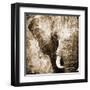 African Animals I - Sepia-Eric Yang-Framed Art Print