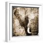 African Animals I - Sepia-Eric Yang-Framed Art Print