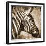 African Animals II - Sepia-Eric Yang-Framed Art Print