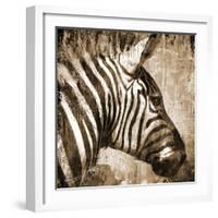 African Animals II - Sepia-Eric Yang-Framed Art Print