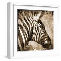 African Animals II - Sepia-Eric Yang-Framed Art Print