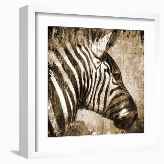 African Animals II - Sepia-Eric Yang-Framed Art Print