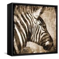 African Animals II - Sepia-Eric Yang-Framed Stretched Canvas