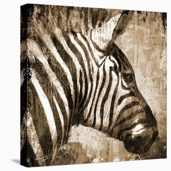 African Animals II - Sepia-Eric Yang-Stretched Canvas