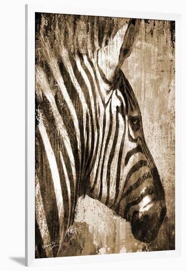 African Animals II - Sepia-Eric Yang-Framed Art Print