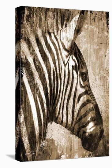 African Animals II - Sepia-Eric Yang-Stretched Canvas