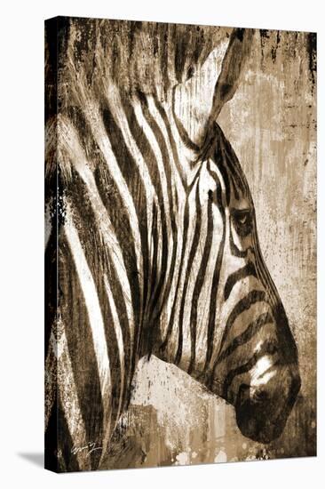 African Animals II - Sepia-Eric Yang-Stretched Canvas