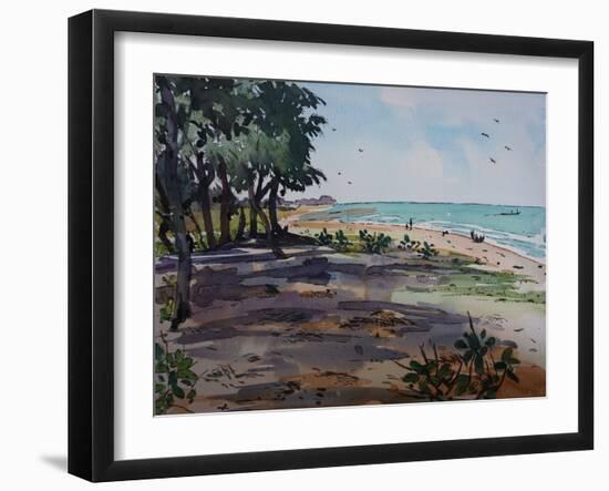 African Atlantic 2021 (watercolour)-Tilly Willis-Framed Giclee Print