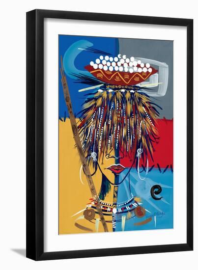 African Beauty 2, 2005-Oglafa Ebitari Perrin-Framed Giclee Print