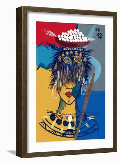 African Beauty 3, 2005-Oglafa Ebitari Perrin-Framed Giclee Print