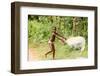 African child, Tori, Benin-Godong-Framed Photographic Print