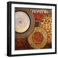 African Circles II-Patricia Pinto-Framed Premium Giclee Print