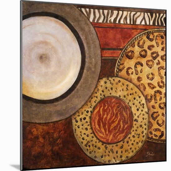 African Circles II-Patricia Pinto-Mounted Premium Giclee Print