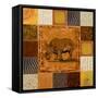 African Collage I-Patricia Pinto-Framed Stretched Canvas