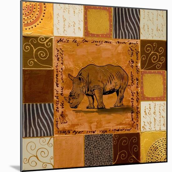 African Collage I-Patricia Pinto-Mounted Art Print