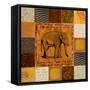 African Collage II-Patricia Pinto-Framed Stretched Canvas