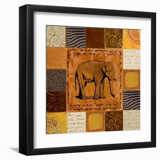 African Collage II-Patricia Pinto-Framed Art Print