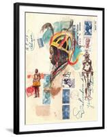 African Costumes-Marc Lacaze-Framed Art Print