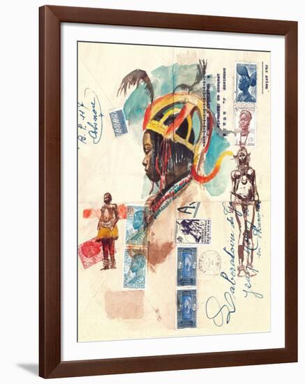 African Costumes-Marc Lacaze-Framed Art Print