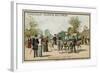 African Donkeys, Jardin D'Acclimation, Paris-null-Framed Giclee Print