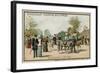 African Donkeys, Jardin D'Acclimation, Paris-null-Framed Giclee Print