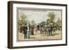 African Donkeys, Jardin D'Acclimation, Paris-null-Framed Giclee Print