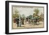 African Donkeys, Jardin D'Acclimation, Paris-null-Framed Giclee Print